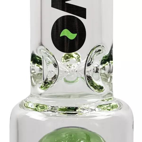 Pipa de Agua | Calvo Glass - Beaker Tree Perc - 35 cm (Verde)