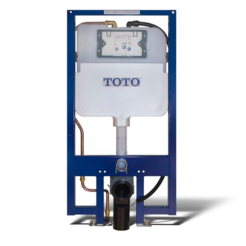 TOTO DUOFIT In-Wall Dual Flush 1.28 and 0.9 GPF Tank System with WASHLET+ Auto Flush Ready Copper Supply Line - WT173MA - image 1