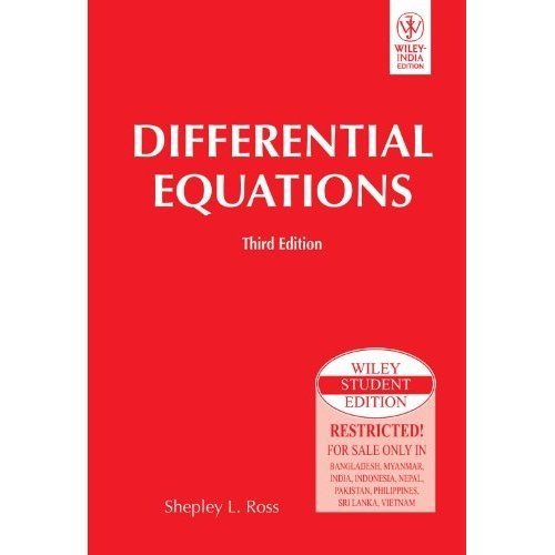 Amazon.in Buy Differential Equations, 3rd Ed Book Online at Low Prices