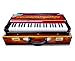 Harmonium, Maanvish Professional Harmonium Portable, Triple Reeds, 3 1/2 Octaves, 9 stops,4 Extra Notes, Padded Bag