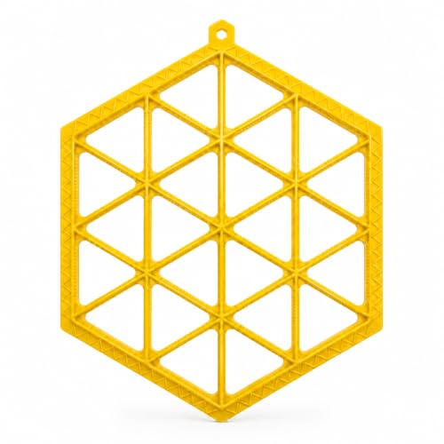 Image of Samosa Maker Mould, 24 Cavity Samosa Tray, ABS Plastic - Yellow | Sealing dots, ABS plastic body, makes 24 samosas at once; keep filling away from edges for better sealing, Made in India