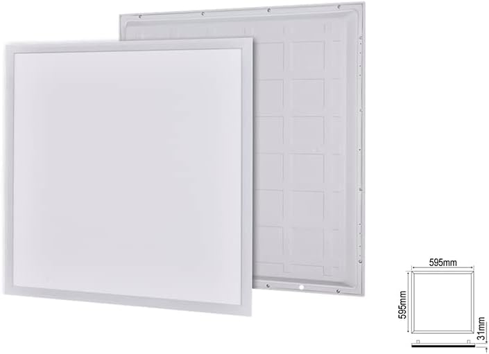 48W 60X60 Backlight Led Panel Armatür Beyaz Işık 2 Adet