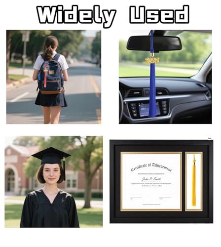 Image of Blue and Gold Graduation Tassel 2026 for Grad Cap and Graduation Ceremony Accessory Decoration