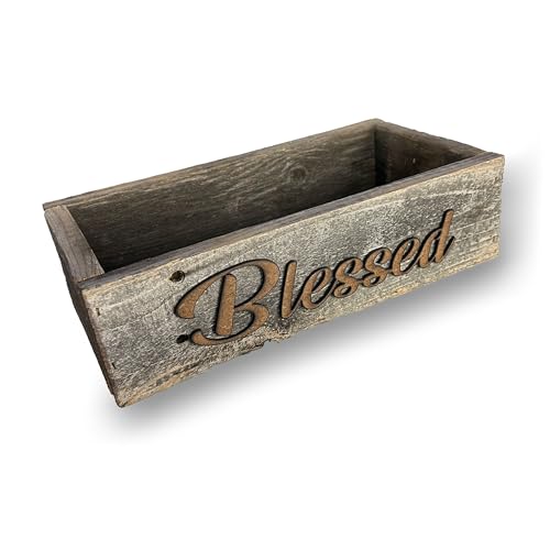 Amazon.com: Rustic Wood Display Box | Handmade in USA!, Table displays ...