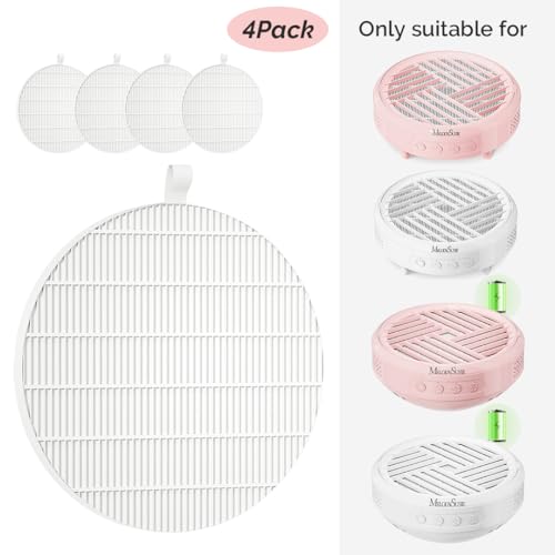 Image of MelodySusie HPro SProR Nail Dust Collector Replacement Filter,4 Pack Reusable Dust Filter for MelodySusie HPro SProR Nail Dust Vacuum Fan Collector Extractor Electric Dust Suction Machine