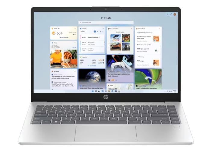 HP 14, 13th Gen Intel Core i5-1334U Laptop (16GB RAM, 512GB SSD), Anti-Glare, IPS, 14″/35.6cm, FHD, Win 11, MS Office 2021, Silver, 1.4Kg, Intel Iris Xe Graphics, FHD Camera,Backlit KB, gr0002TU