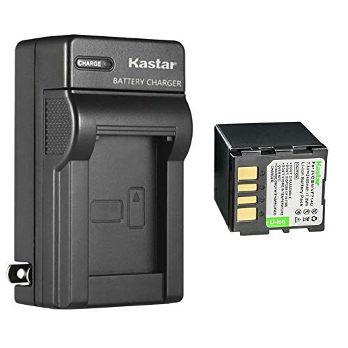 Kastar 1-Pack Battery and AC Wall Charger Replacement for JVC GZ-MG37 GZ-MG37AA GZ-MG37AG GZ-MG37AH GZ-MG37AS GZ-MG37E GZ-MG37EK GZ-MG37EX GZ-MG37EY GZ-MG37EZ GZ-MG37U GZ-MG37US GZ-MG39 GZ-MG39AA