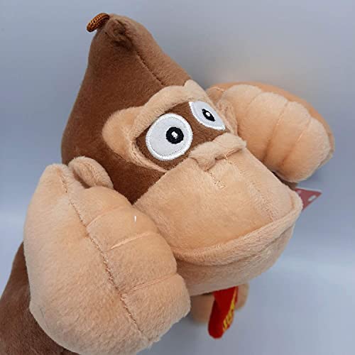 Whitehouse SUPER Mario und Freunde Plüsch 6 versch. Figuren, 20 cm, Plüschfigur Mario, Luigi, Kong, Toad, Yoshi, Prinzessin Peach, Kuscheltier, Plüschtier Stofftier (Kong)