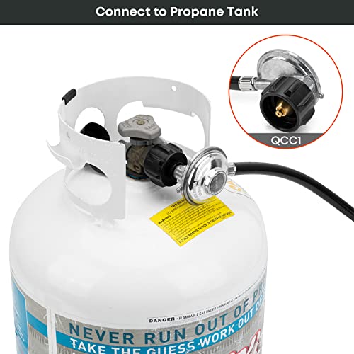 Stanbroil LP Propane Gas Fire Pit Burner Ring Installation Kit, Black Steel, 18-inch by Stanbroil - Image 6