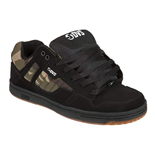 DVS Shoes DVF0000278006 - Tobillo bajo de Cuero Hombre, color Negro, talla 44.5 EU