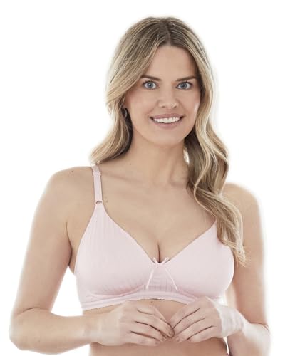 Image of Bestform 5006248 Striped Wireless Cotton Bra with Lightly-Lined Cups