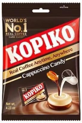Cappuccino Coffee - Bonbons Délicieuses Friandises Surprises aux Saveurs café cappuccino, Idéales pour les Amateurs de Gourmandises, Parfaites pour les Fêtes - Compatible avec Kopiko - 150g
