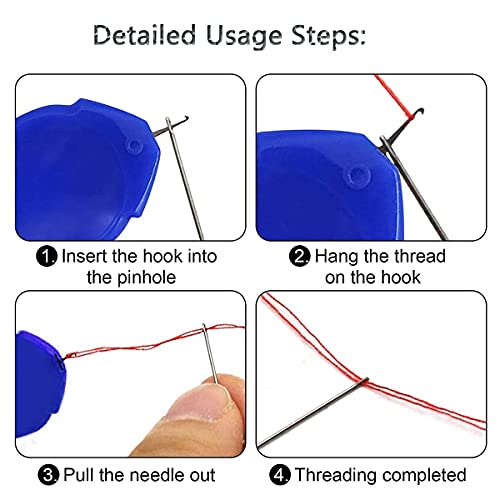 10Pcs Needle Threader For Hand Sewing,Allicaver Simple Needle Threaders Tool For Small Eye Needles, Sewing Craft,Embroidery, Knitting Craft, Quilting, Diy. #TOP5