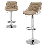 Ergonomisches Design: Die Oberfläche besteht aus Kunstleder, Gestell ist aus verchromtem Stahl, die körpergerechte Form des Hockers garantiert hohen Sitzkomfort.