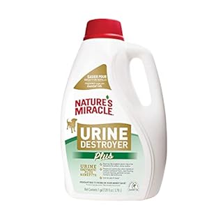 Nature's Miracle Urine Destroyer Plus for Dogs, Enzymatic Formula for Severe Dog Urine Stains, 1 gal