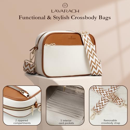 Crossbody Bags for Women, RFID Small Crossbody Purse with Adjustable Wide Strap, Vegan Leather Shoulder Bag for Travel Summer2