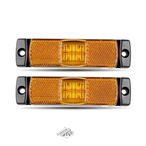Feux de position latéraux LED anti-collision 12V 24V pour gabarit remorque