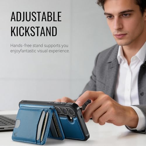 Funda cartera Samsung S25 FE de 6.7" compatible con Magsafe y tarjetero bloque RFID 5
