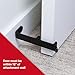 Unique Door Stop and Door Prop All in one - No Drilling in Floor or Door to Install - Stops Doors from slamming Shut