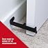 Unique Door Stop and Door Prop All in one - No Drilling in Floor or Door to Install - Stops Doors from slamming Shut