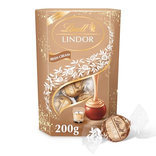 Lindt Lindor Limited Edition Irish Cream Chocolate Truffles, 200g Box