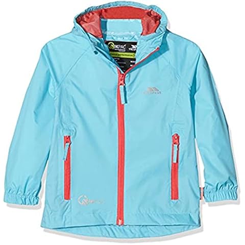 Trespass Qikpac Jacket, Aquatic, 9/10, Kompakt Zusammenrollbare Wasserdichte Jacke Cover