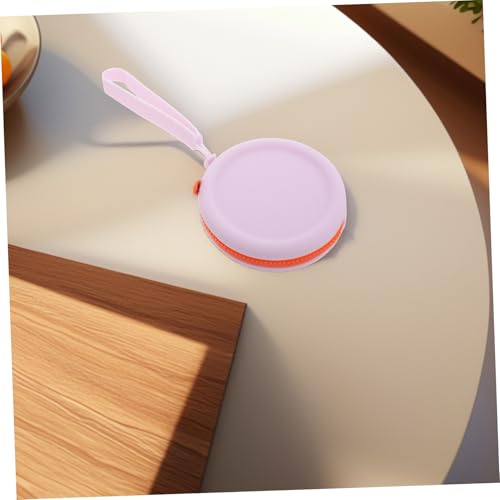 Gatuida Silicone Round Pouch for Coins Earphones and Jewelry Compact Travel Storage Bag for Boys and Girls Adults4