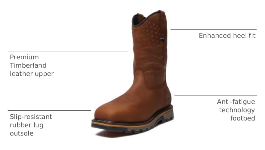 Image of Timberland PRO True Grit Pull-On Composite Safety Toe Waterproof