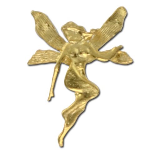 Guardian Angel or Fairy Lapel Pin by StockPins - Small Gold Pin for Good Luck and Protection, Ideal Angel Gift