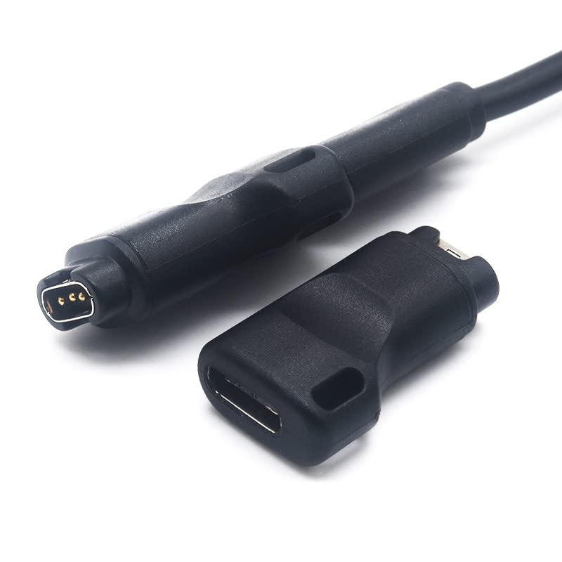 SKEIDO Type C USB Cable Charger Adapter for Garmin Fenix 7/7S/7X/6/6S/6X/5/5S/5X Instinct Venu 2/2S Plus/SQ Vivoactive 4/4s