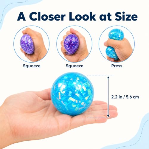 Squishy Ball Stress Balls, 5 Pack Sensory Fidget Toys - image 6