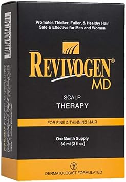 Revivogen Scalp Therapy 1 month supply MD 60ml - Proved Formula For Thining Hair, For Men and Women
