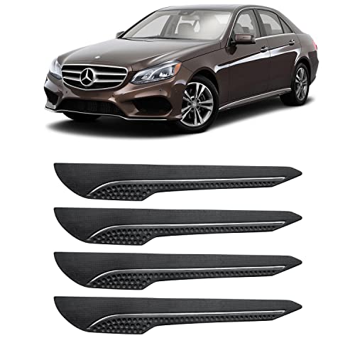 Image of AOSIS-Car Bumper Protector /Bumper Guard for MercedesBenz E250 with Single Chrome Stripe (4-Pcs)