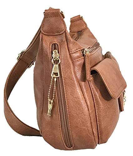 Front Pockets side Locking Concealed Carry Purse CCW Crossbody Bag3