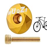 ycezw copri cuffia per ciclismo - coperchio superiore per cuffia per ciclismo su strada, bici mtbs in lega di alluminio | dado a stella per cuffia in lega di alluminio per bici da strada, mtbs, tappi