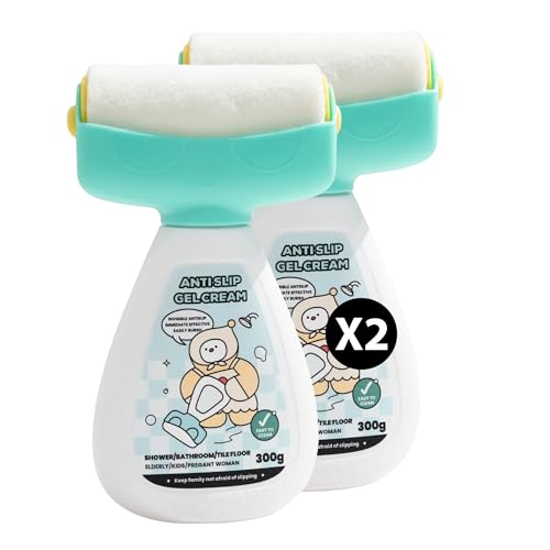 Antideslizante ducha, Bañera y Piscina | Mejorado spray antideslizante ducha pintura antideslizante suelo exterior |Invisible, efectivo y Seguro|Niños, Mayores y Embarazadas| Anti slip spray (2ud)
