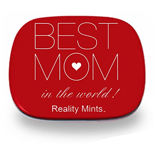 Best Mom In The World Mints – Thoughtful Gift For Mothers - Gifts For Moms Stocking Stuffers For Mothers Sweet Novelty Gifts For Women Chocolate Breath Mints Valentines Gifts For Mother’s Day #TOP18