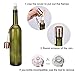 LinkBro Wine Bottle Torch Kit 4 Pack, Includes 4 Long Life Torch Wicks, Red Antique Copper lamp Cover and Brass Wick Mount - Just Add Bottle for an Outdoor Wine Bottle Light