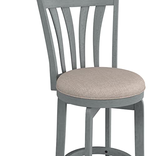 Hillsdale Furniture Hillsdale Savana Swivel Counter Stool, Blue #TOP6