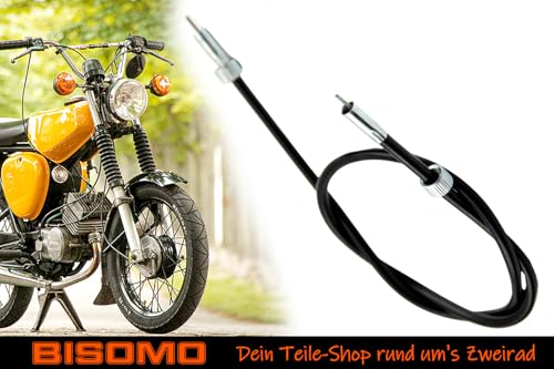 Tachowelle Funktionslänge 800mm VDO für Simson S50 S51 S70 S53 S83 kompatibel mit Hercules Zündapp Kreidler Sachs, M10x1