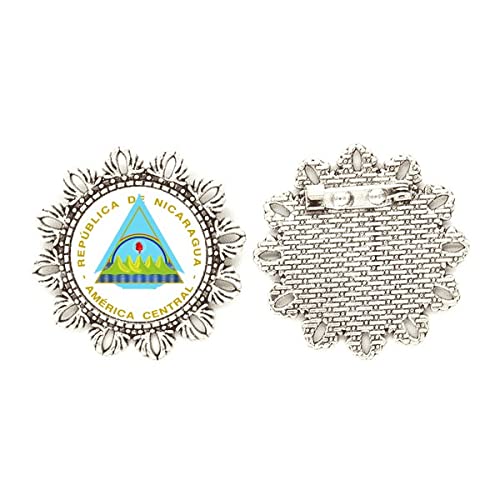 Broche de plata de Nicaragua ideal para eventos y galas
