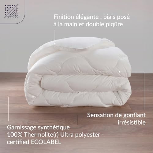 Couette chaude DODO 200x200 gonflante thermolite ultra polyester