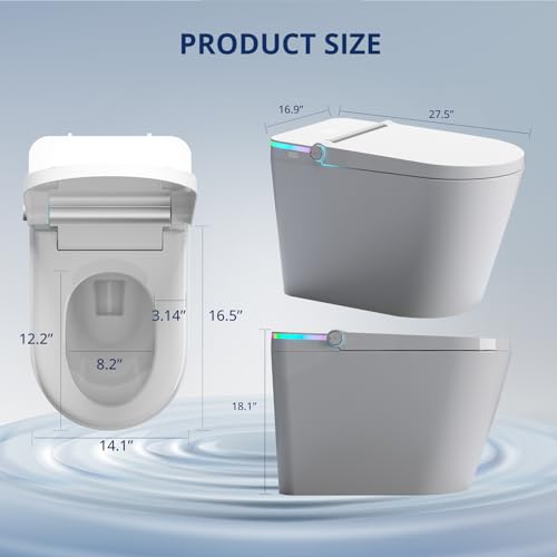 Relyblo UPGRAED ONE PIECE SMART BIDET TOILET Upgraded One Piece Smart Bidet Toilet thumb #4