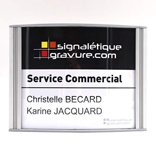 Plaque de bureau personnalisable Eternity pour organiser l'entreprise