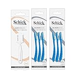 Schick(シック)【まとめ買い】全身用 スキカミソリ(1本入) ×1個 / 顔・眉毛用 カミソリ(3本入) ×2個 メンズ Lディスポ