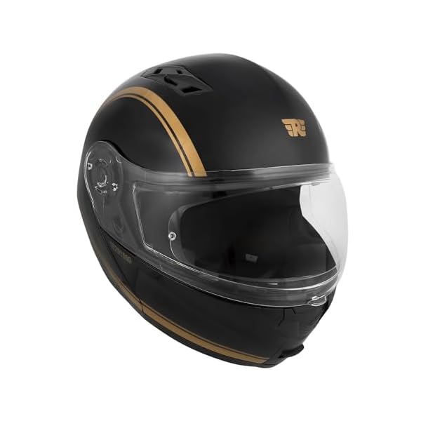 Royal-Enfield-ISI-DOT-Certified-Bullet-Lightwing-Modular-Riding-Helmet-Black-M-58-Cm-with-High-Impact-Grade-Thermoplastic-High-Density-Head-EPS-Liner-for-Superior-Impact-Protection-Durability Royal Enfield ISI & DOT Certified Bullet Lightwing Modular Riding Helmet Black (M) 58 Cm-with High Impact Grade Thermoplastic & High Density Head EPS Liner for Superior Impact Protection & Durability