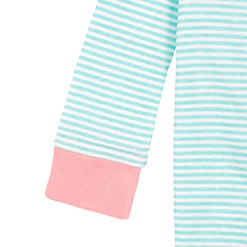 Image of Gerber Baby Girls 2-Pack Footed Pajamas