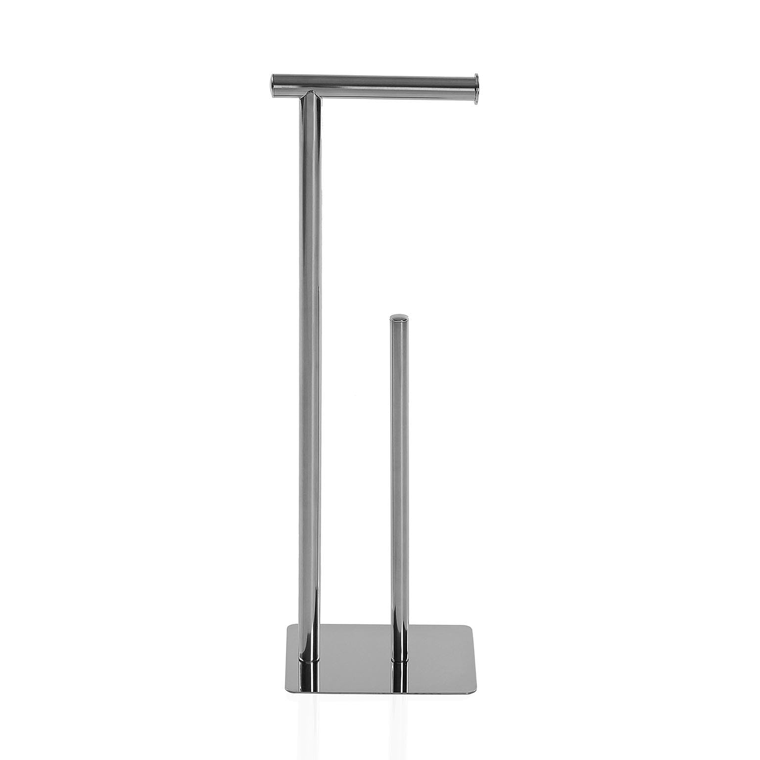 Porte-serviettes sur pied 53 cm acier sans perçage pour locataire