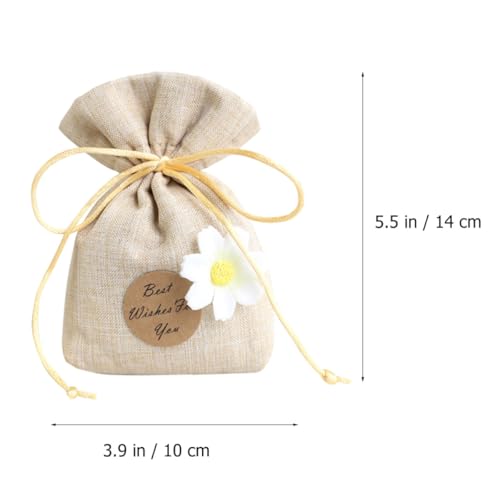 Ipetboom Sachets Colgantes de Algodón y Lino Lavanda 9 pcs miniatura 2