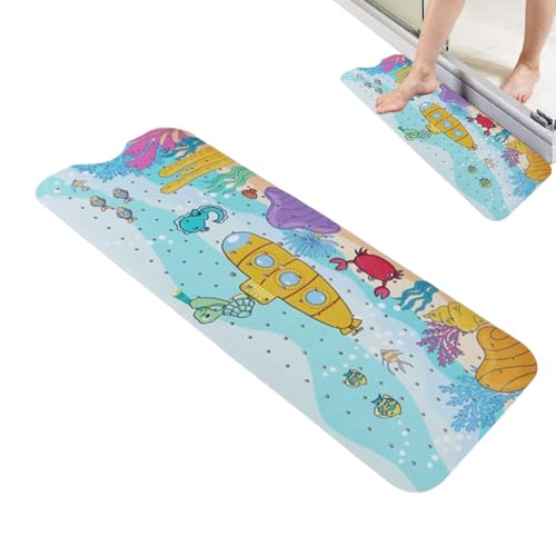 Estera lavable a máquina de la ducha para evitar caídas de niños pequeños 2